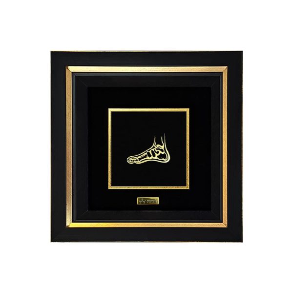 تابلو طلاکوب پزشکی مدل پا